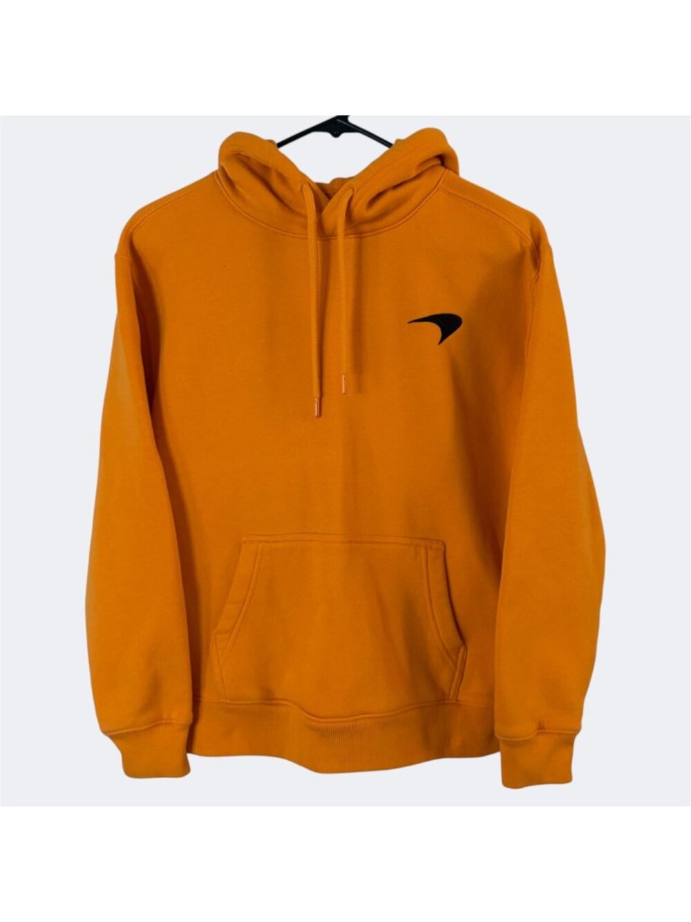 McLaren Formula 1 Team Hoodie Orange Extra Small Embroidered Racing Pullover